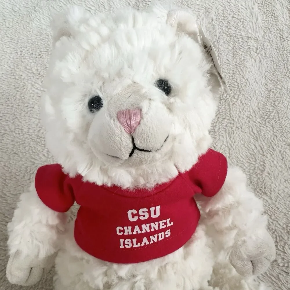CSU Channel Islands White Kitty Cat Plush Chelsea Teddy Bear Co Stuffed Toy